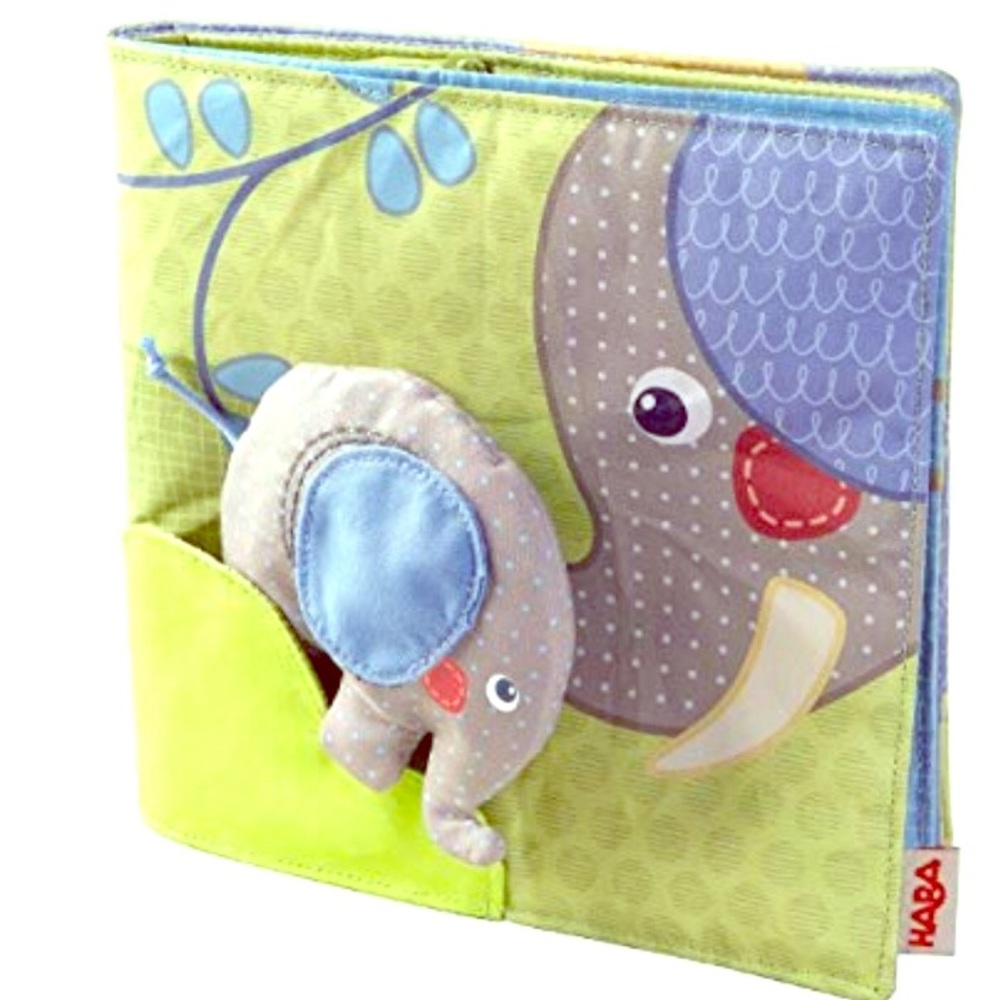 NEW HABA soft elephant book